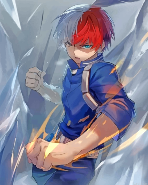 Todoroki My Hero Academia Painting By Numberss.png
