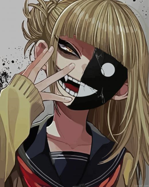 Toga Anime Girl Paint By Numbers