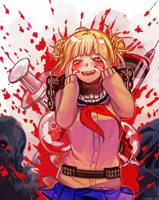 Toga My Hero Academia Anime Painting By Numberss.png