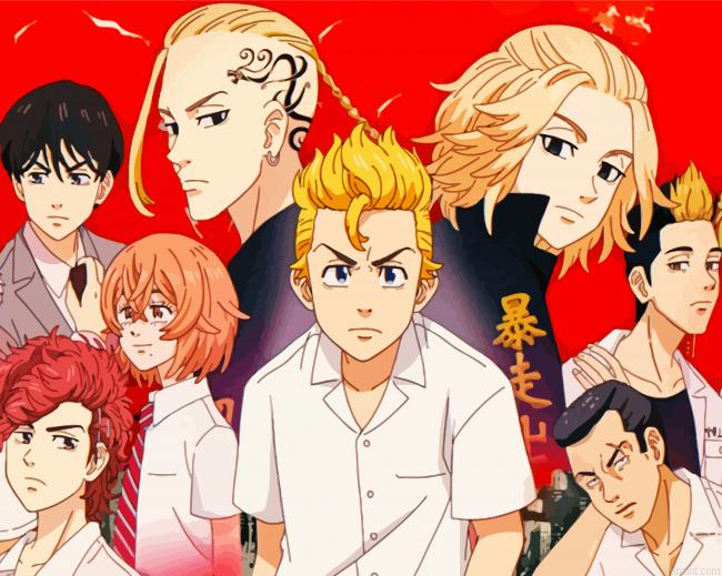 Tokyo Revengers Manga Paint By Numbers