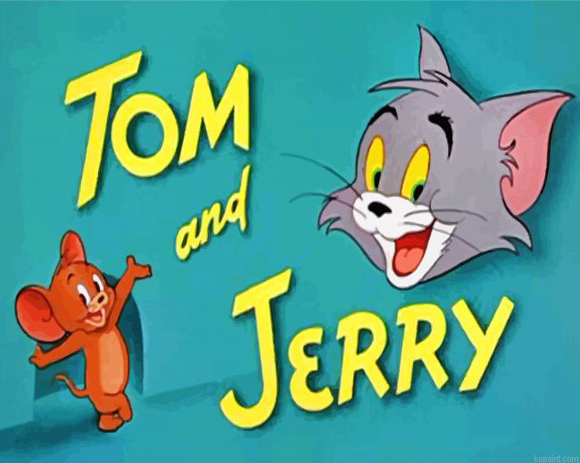 Tom And Jerry Characters Painting By Numberss.png