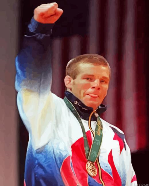 Tom Brands Wrestler Painting By Numberss.png