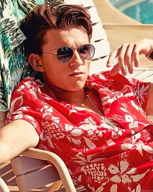 Tom Holland Enjoying His Summer New Painting By Numberss.png