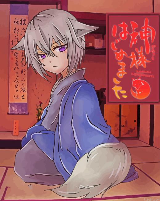Tomoe Anime Character Painting By Numberss.png