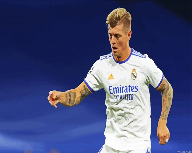 Toni Kroos Real Madrid Player Painting By Numberss.png