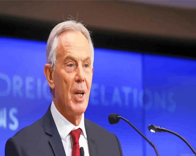Tony Blaire Minister Of The United Kingdom Painting By Numberss.png