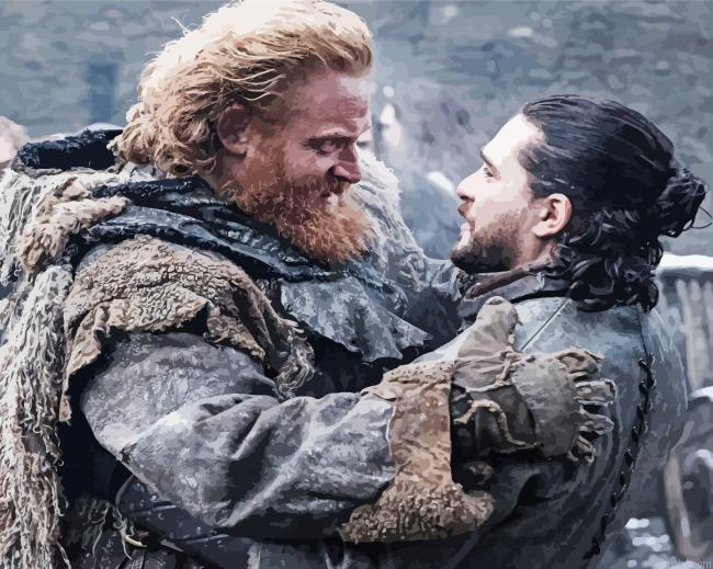 Tormund And Jon Snow Painting By Numberss.png