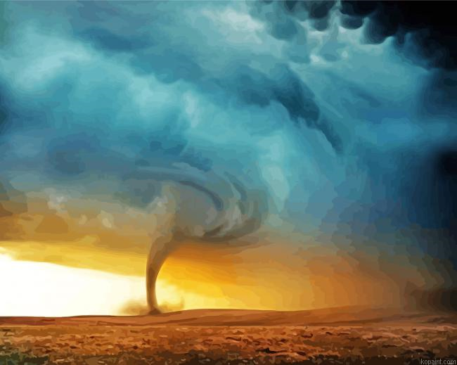 Tornado Natural Disaster Painting By Numberss.png