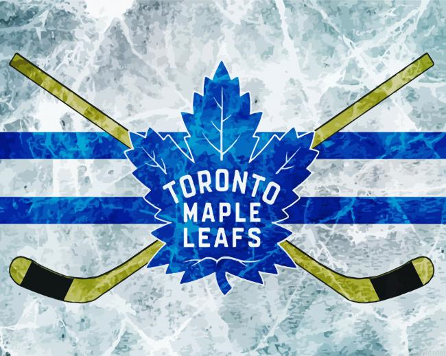 Toronto Maple Leafs Ice Hockey Painting By Numberss.png