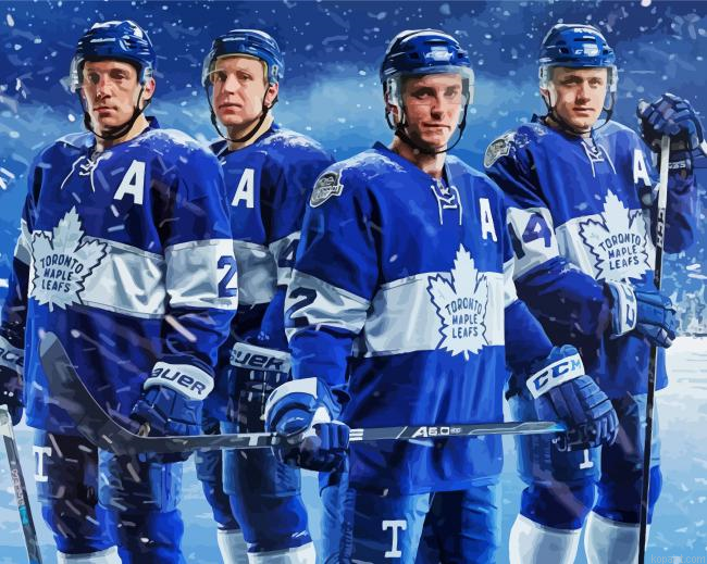 Toronto Maple Leafs Ice Hockey Players Painting By Numberss.png
