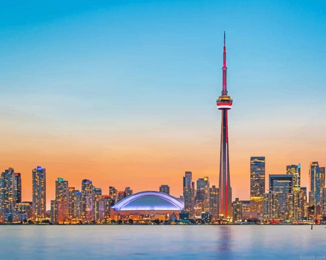 Toronto Skyline New Painting By Numberss.png