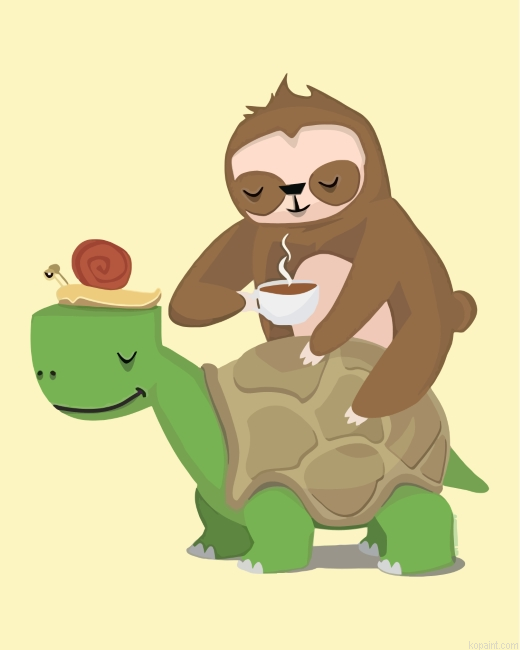 Tortoise And Slooth Painting By Numberss.png