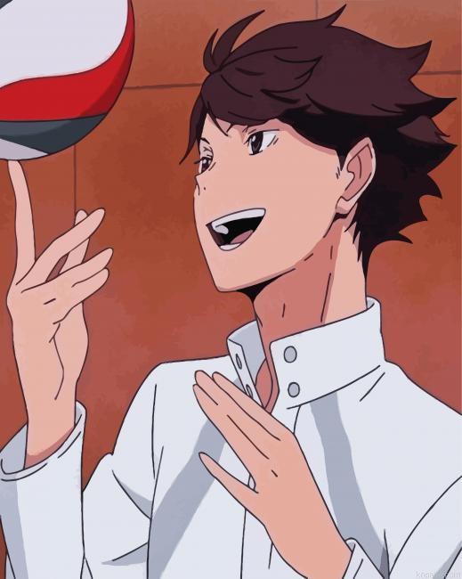 Toru Oikawa Anime Boy Painting By Numberss.png