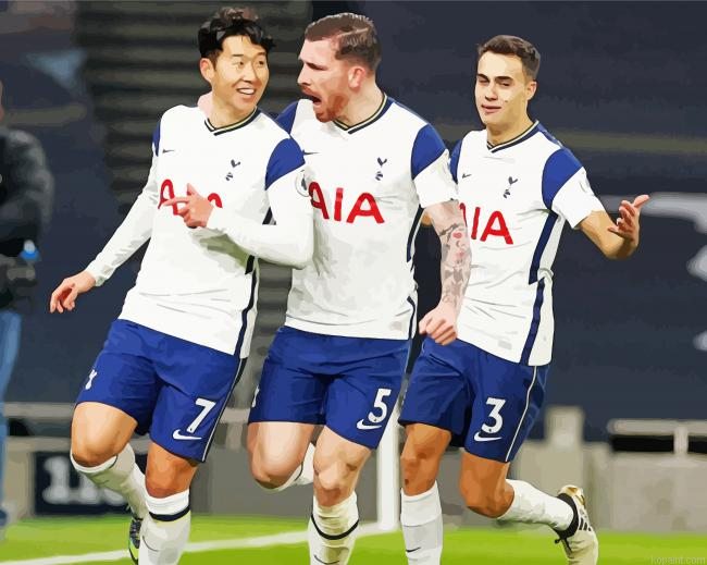 Tottenham Players Paint By Numbers