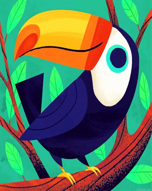 Toucan Bird Painting By Numberss.png