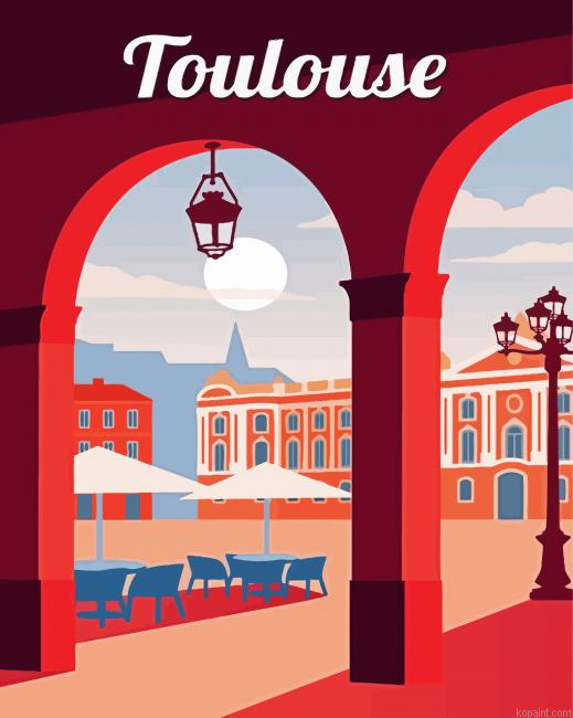 Toulouse France Painting By Numberss.png