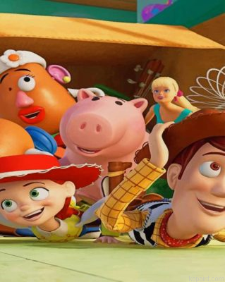 Toy Store Cartoon Painting By Numberss.png