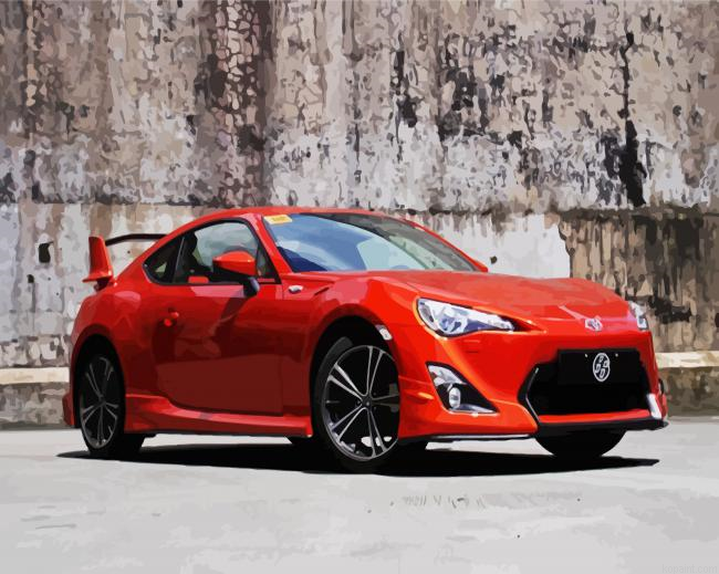 Toyota Car Paint by Numbers