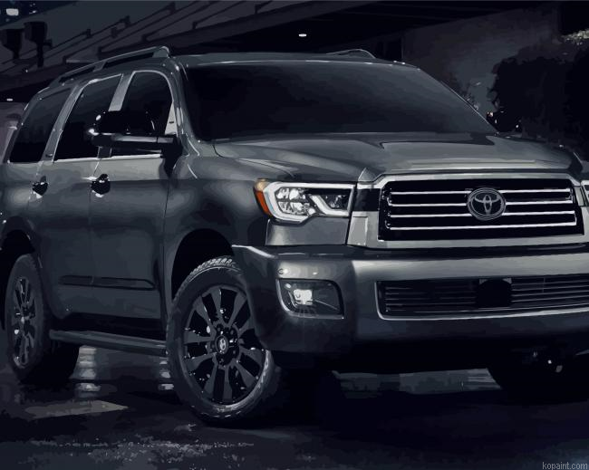 Toyota Sequoia Car Painting By Numberss.png