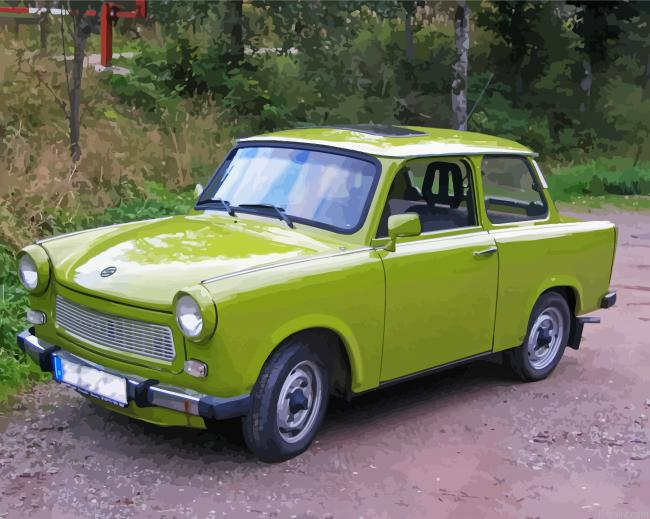 Trabbi Car Paint By Numbers