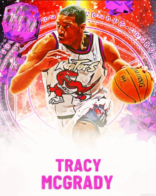 Tracy Mcgrady Poster Paint By Numbers