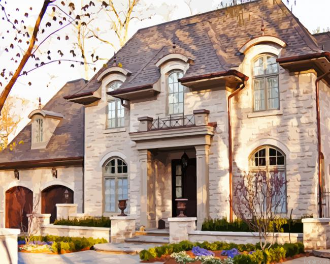 Traditional Frensh Chateau Painting By Numberss.png