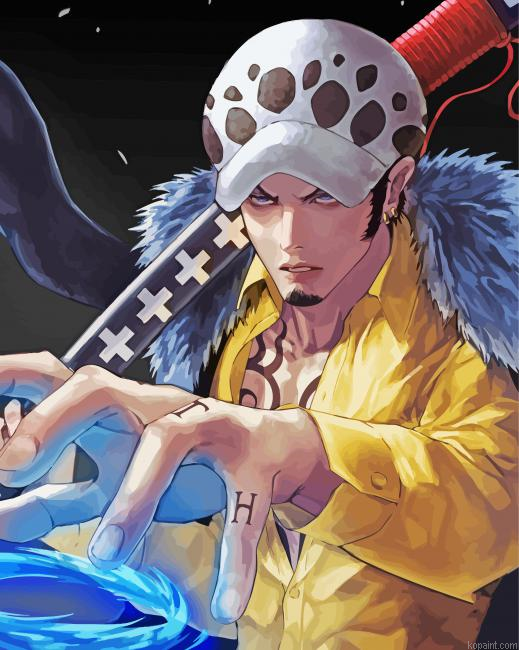 Trafalgar Law Painting By Numberss.png