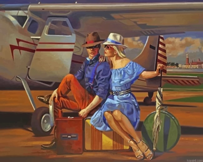 Traveler Couple Paint By Numbers