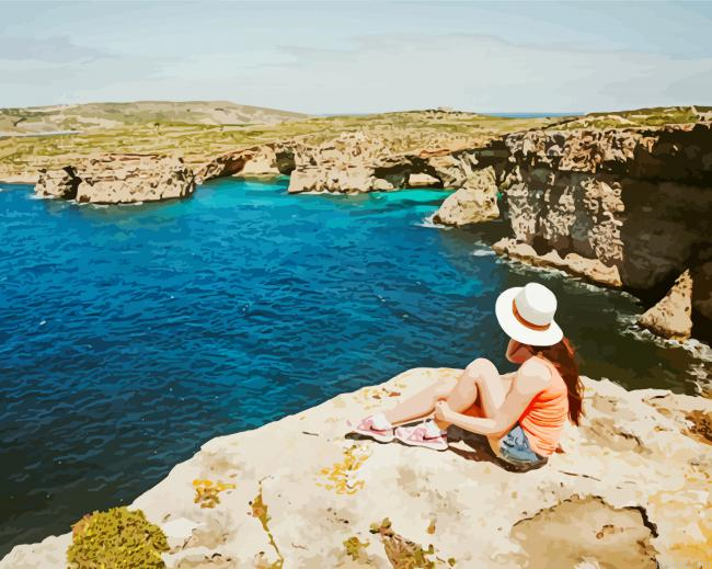 Traveling To Comino Painting By Numberss.png