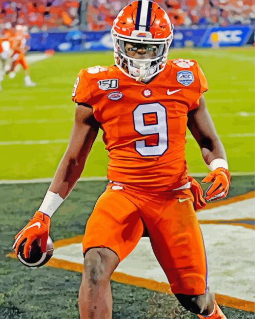 Travis Etienne Clemson Painting By Numberss.png