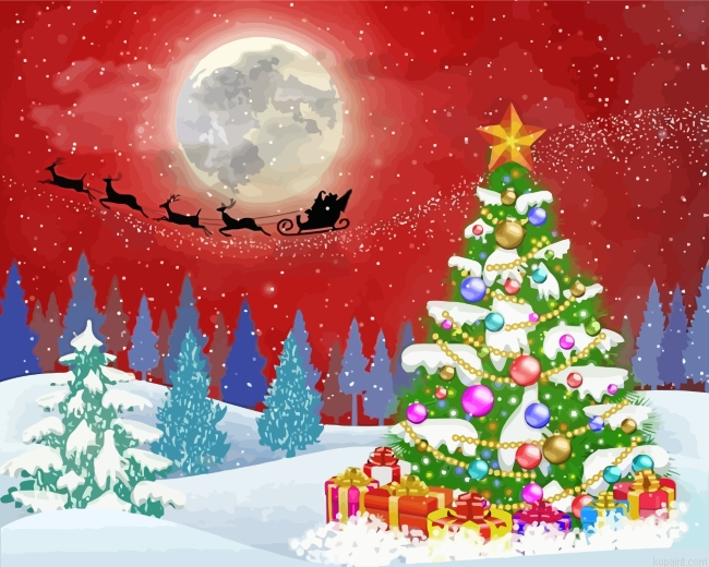 Tree Christmas Painting By Numberss.png