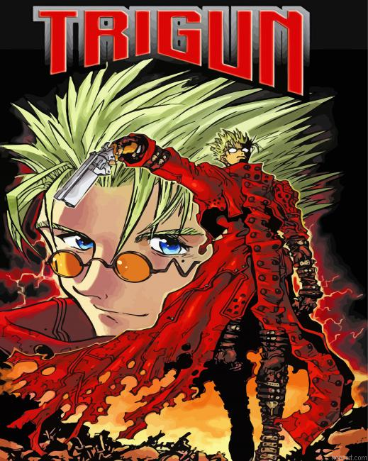 Trigun Vash The Stampede Paint By Numbers