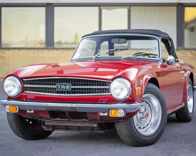 Triumph Tr6 Car Engines Painting By Numberss.png