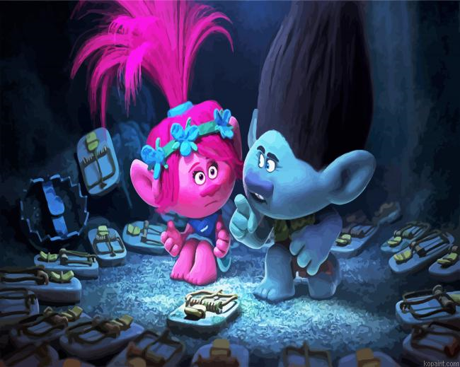 Trolls Poppy And Branch Paint By Numbers.png