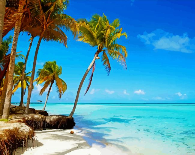 Tropical Belize Beach Paint By Numbers.png