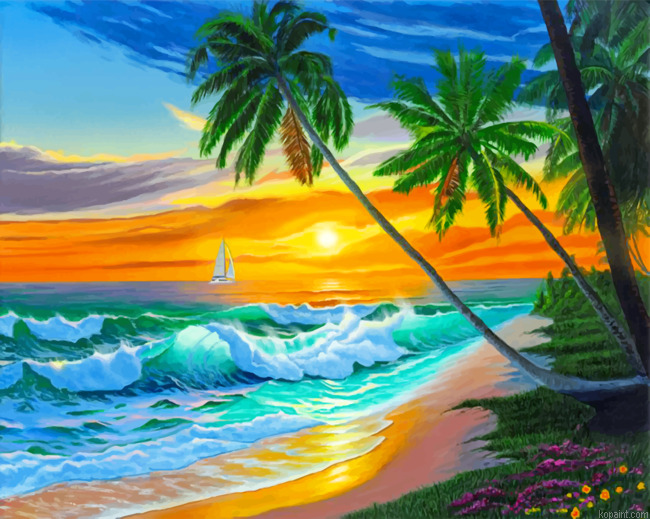 Tropical Ocean Waves Painting By Numberss.png