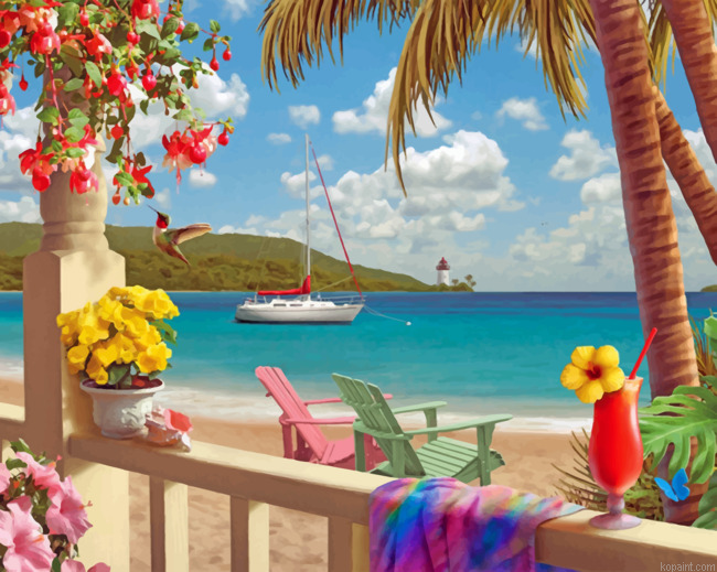 Tropical Paradise Painting By Numberss.png