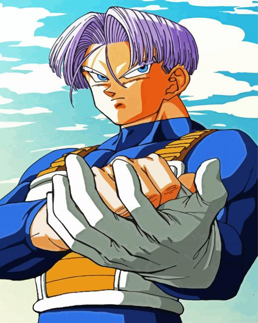 Trunk Dragon Ball Painting By Numberss.png