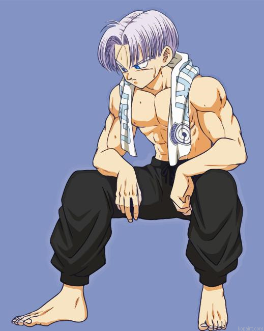 Trunks Briefs Anime character Paint By Numbers