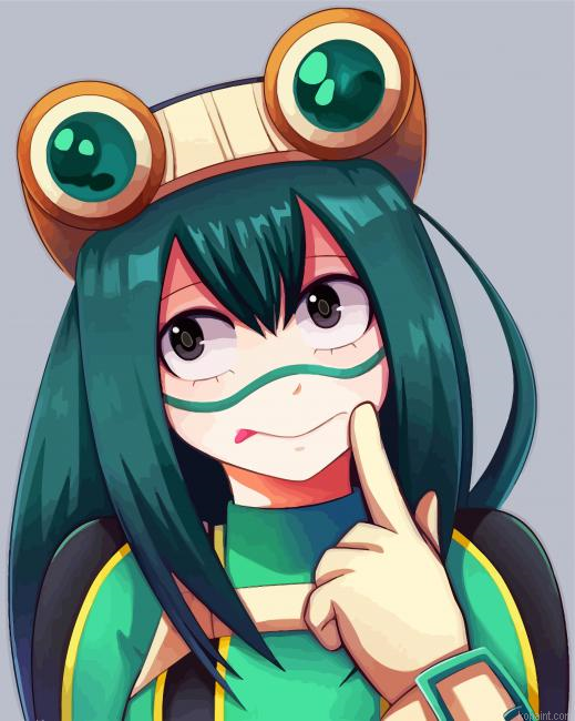 Tsuyu Asui Character Painting By Numberss.png
