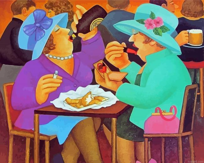 Two Ladies Who Lunch Painting By Numberss.png