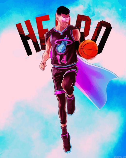 Tyler Herro Player Art Painting By Numberss.png