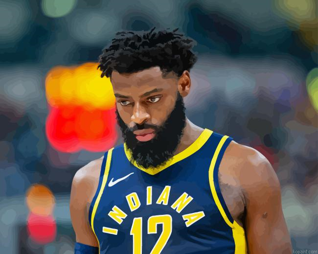 Tyreke Evans Basketball Player Painting By Numberss.png
