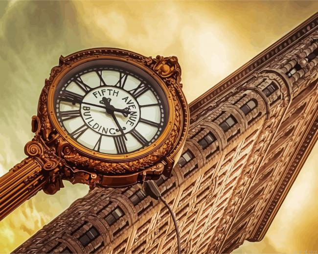 US New York Flatiron Building Paint By Numbers
