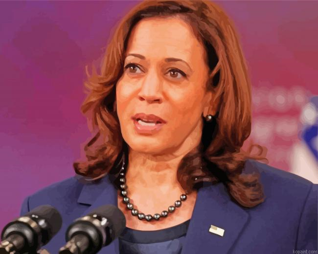 Usa Vice President Kamala Harris Painting By Numberss.png