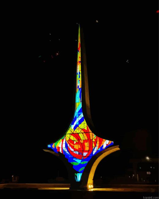 Umayyin Square Damascus Syria Painting By Numberss.png