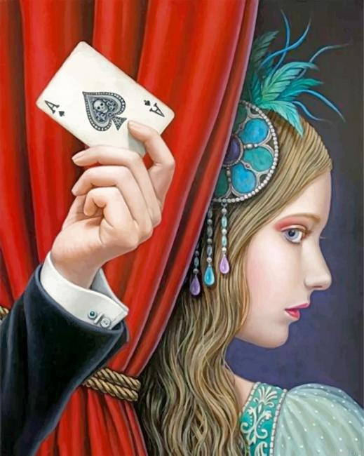 Unknown Girl Painting By Numberss.png