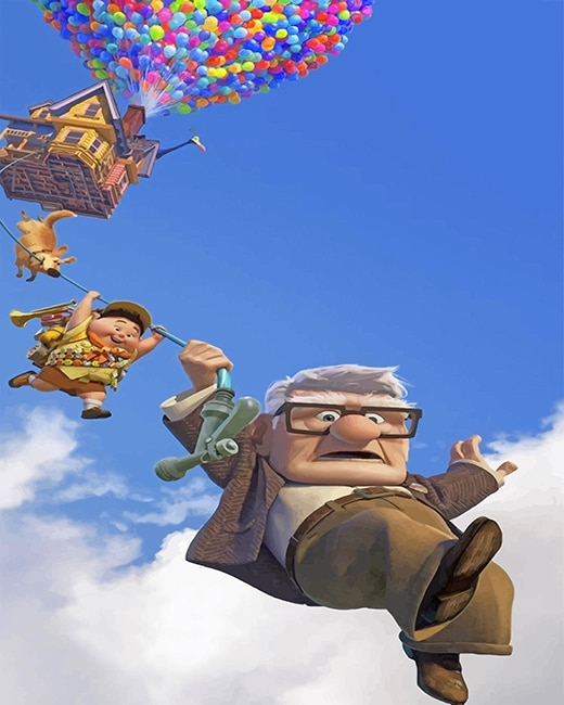 Up Home With Balloons New Painting By Numberss.png