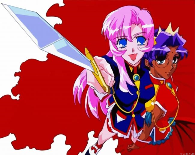 Utena Anime Painting By Numberss.png