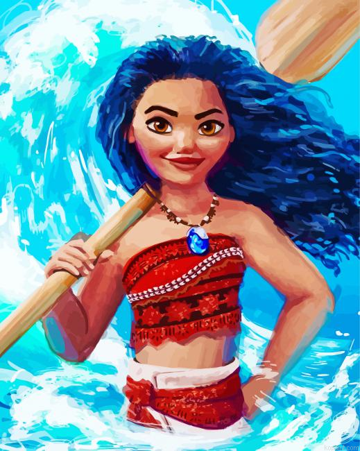 Vaiana Paint By Numbers